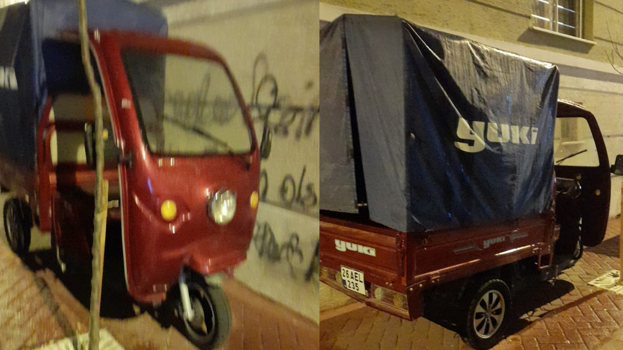 Hurda aracı çalındı, hırsızlara gözyaşlarıyla seslendi